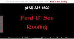 Desktop Screenshot of ford-roofing.com